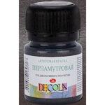 Акриловая краска перламутр "Декола" 20мл Черная 6526810 Невская палитра