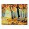 Холст на картоне с контуром BRAUBERG ART CLASSIC "ОСЕНЬ", 30х40см, грунтованный, хлопок, 191546