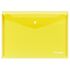 Папка-конверт на кнопке Berlingo "No Secret", А4, 200мкм, желтая