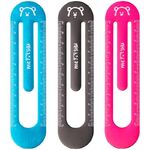 Линейка 10см MESHU, стальная, ассорти, европодвес