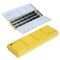Пенал для акварели на 21 кювету "Сонет", металл, желтый Арт. 17513013205