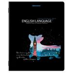 Тетрадь предметная "СИЯНИЕ ЗНАНИЙ" 48 л., глянцевый УФ-лак, АНГЛИЙСКИЙ ЯЗЫК, клетка, BRAUBERG, 404522