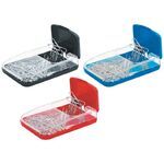 Скрепочница магнитная Berlingo, с крышкой, без скрепок, ассорти, картонная коробка