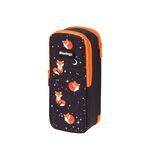 Пенал 2 отделения, 205*80*55 Berlingo "Starry fox", полиэстер, внутренний органайзер, магнит