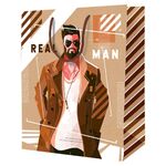 Пакет подарочный 11*14*6,5см ArtSpace "Real man", крафт