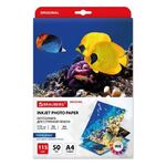 Фотобумага глянцевая, А4, 115 г/м2, односторонняя, 50 листов, BRAUBERG ORIGINAL, 363980