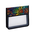 Папка для тетрадей 1 отделение, ArtSpace "Graffiti", А5, пластик, 230*215*40мм, на липучке