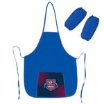 Фартук с нарукавниками для уроков труда ПИФАГОР, 1 карман, 44x55 см, "Champion", 270927