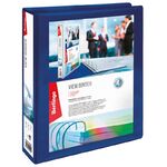 Папка на 4 кольцах Berlingo, панорама, 65мм, ПВХ, синяя