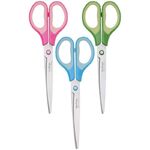 Ножницы Berlingo "Smart tech Premium", 23см, ассорти, европодвес
