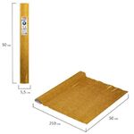 Бумага гофрированная/креповая (ИТАЛИЯ) 180 г/м2, 50х250 см, античное золото (807), BRAUBERG FIORE, 112660