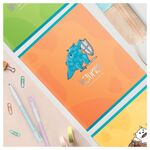 Тетрадь предметная 48л. MESHU "Ученый MISHKA" - История, матовая ламинация, выборочный УФ-лак, тиснение фольгой