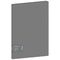 Папка с 30 вкладышами Berlingo "Soft Touch", 17мм, 700мкм, серая, с внутр. карманом