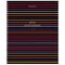 Тетрадь А5, 96 л., BRAUBERG, скоба, клетка, глянцевая ламинация, "Color Stripes", 404430
