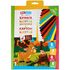 Набор А4 цв. немел. картона, 8л., 8цв. и цв. двустор. газет. бумаги, 8л., 8цв., ArtSpace "Олененок", в папке