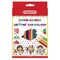 Карандаши цветные ПИФАГОР "ЭНИКИ-БЕНИКИ", 18 цветов, классические, заточенные, 181347