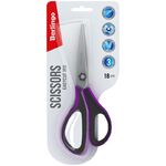 Ножницы Berlingo "Easycut 350", 18см, сиреневые, эргономичные ручки, мягкие вставки, европодвес