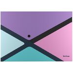 Папка-конверт на кнопке Berlingo "xProject. Color Block" А4, 300мкм, с дизайном