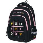 Рюкзак Berlingo Comfort "Tic tac toe" 38*27*18см, 3 отделения, 3 кармана, эргономичная спинка