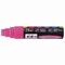 Маркер меловой "POP-ART" РОЗОВЫЙ, 15 мм, стираемый, для гладких поверхностей, BRAUBERG, 151540