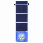 Кармашки-органайзер в шкафчик для детского сада ЮНЛАНДИЯ, 5 карманов, 21х68 см, "Bear", 271431