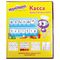 Касса букв, слогов и счета ЮНЛАНДИЯ "УЧИМСЯ ЧИТАТЬ", с цветным рисунком (оборотная), А5, ПВХ, 129216