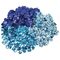 Пайетки для творчества "Классика", оттенки голубого, 8 мм, 30 грамм, 3 цвета, ОСТРОВ СОКРОВИЩ, 661265