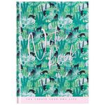 Бизнес-блокнот А5, 80л., OfficeSpace "Jungle", матовая ламинация, выб. лак