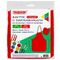 Фартук с нарукавниками для уроков труда ПИФАГОР, 3 кармана, стандарт, 44х55 см, красный, 228360