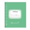 Тетрадь 18 л. BRAUBERG ЭКО "5-КА", клетка, обложка плотная мелованная бумага, ЗЕЛЕНАЯ, 402987