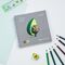 Скетчбук 60л., 150*150 MESHU "Avocadreams", на гребне, выб. лак, soft-touch, 120г/м2