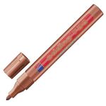 Маркер-краска лаковый EDDING 750, 2-4 мм, МЕДНЫЙ, круглый наконечник, алюминиевый корпус, E-750/55