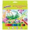 Карандаши цветные ЮНЛАНДИЯ "В ГОСТЯХ У БУКАШЕК", 24 цвета, классические заточенные, 181380