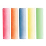 Мел цветной BRAUBERG, набор 20 шт., для рисования на асфальте, круглый, пластиковое ведро, 223557