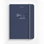 Блокнот с резинкой в клетку 96 л., А5 (145х203 мм), твердая обложка, BRAUBERG, "Shade", 113725