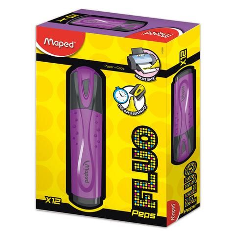 Текстовыделитель MAPED (Франция) "Fluo Peps Classic", ФИОЛЕТОВЫЙ, линия 1-5 мм, 742531