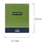 Тетрадь на кольцах А5 (165х215 мм), 120 листов, твердый картон, клетка, ОФИСМАГ, Модерн, 403281