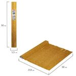 Бумага гофрированная/креповая (ИТАЛИЯ) 140 г/м2, 50х250 см, античное золото (917), BRAUBERG FIORE, 112603