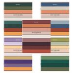 Тетрадь А5 48 л. BRAUBERG скоба, клетка, обложка картон, "Classic" (5 видов в спайке), 404364