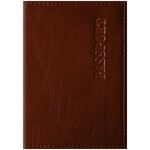 Обложка для паспорта OfficeSpace "Элегант", кожа, коньяк