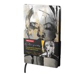 Ежедневник недатированный А5 (138х213 мм), BRAUBERG VISTA, под кожу, твердый, 136 л., "Glamour", 111999