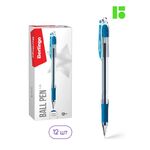 Ручка шариковая Berlingo "I-10" синяя, 0,4мм, грип