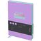 Ежедневник недатированный, А5, 160л., кожзам, Berlingo "Haze", мятный срез, сиреневый, с рисунком