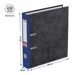 Папка-регистратор Berlingo "Standard", 50мм, мрамор, с карм. на корешке, нижний метал. кант, синяя