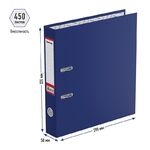 Папка-регистратор Berlingo "Standard", 50мм, бумвинил, с карманом на корешке, синяя