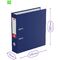 Папка-регистратор Berlingo "Standard", 70мм, бумвинил, с карманом на корешке, синяя