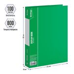 Папка со 100 вкладышами Berlingo "Standard", 30мм, 800мкм, зеленая