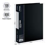 Папка со 100 вкладышами Berlingo "Standard", 30мм, 800мкм, черная