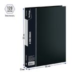 Папка на 4 кольцах Berlingo "Standard", 25мм, 700мкм, черная