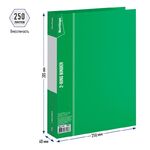 Папка на 2 кольцах Berlingo "Standard", 40мм, 700мкм, зеленая